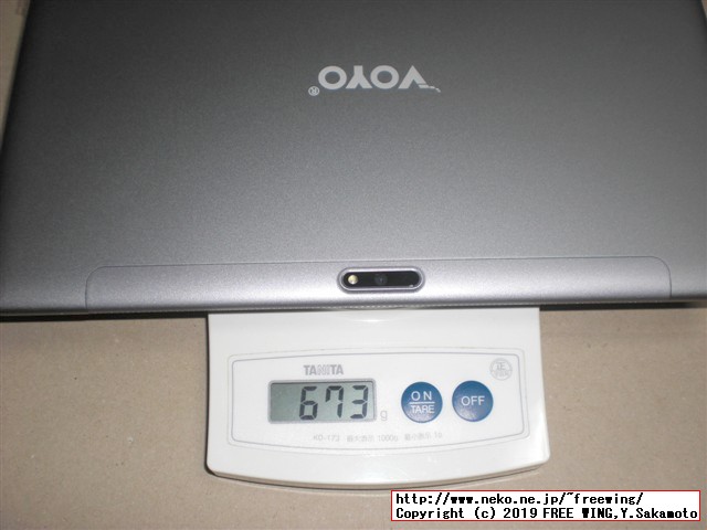 VOYO I8 Proタブレットの開封レビュー、本体写真