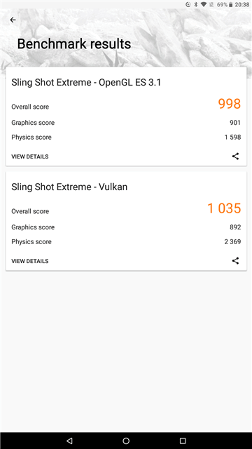 3DMark Benchmark v2.0.4608 VOYO I8 Pro tablet MT6797X Helio X27
