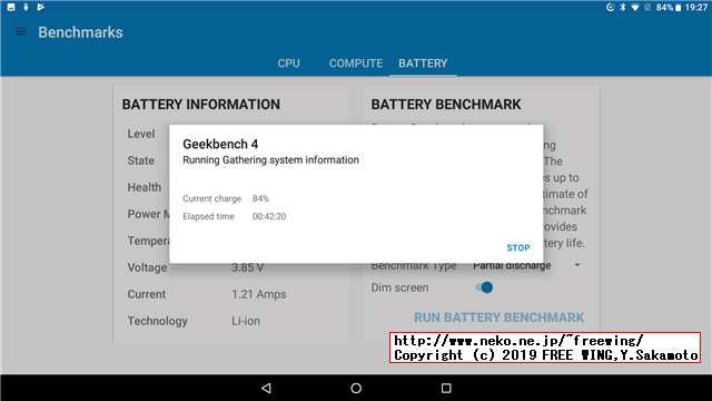 Geekbench 4.3.4 Score VOYO I8 Pro tablet