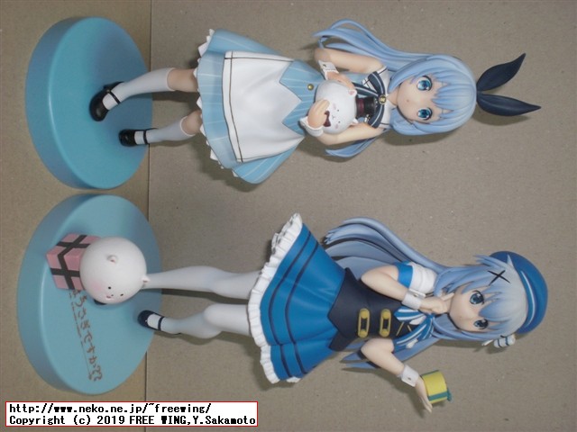 ご注文はうさぎですか？？ 「スペシャル フィギュア」と「全力造形 フィギュア」との比較レビュー写真