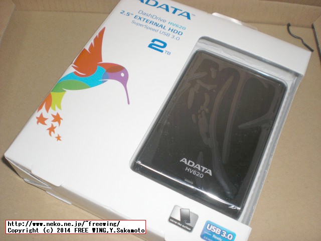ADATA DashDrive HV620 2TB USB3.0対応