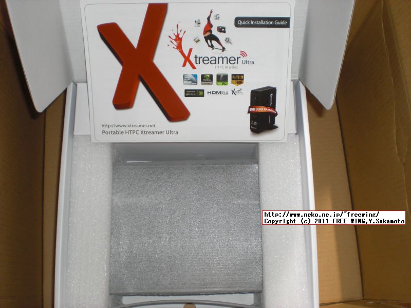 Xtreamer Ultra / Intel Atom D525 / NVIDIA ION II / 4GB DDR3搭載 ベアボーン