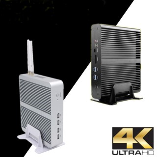 Eglobal Mini Pc Computer I5-7260U 8GB+128GB 8GB+256GB Win10 Dual Core Intel Iris Plus Graphics 640 2*DDR4 Msata+M.2 SSD Micro PC Fanless HTPC Nuc VGA HDMI