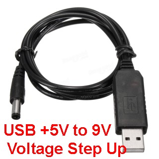 USB DC 5V to DC 9V Step-up Module Converter Male Connector Plue 2.1x5.5mm