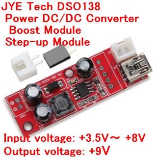 Orignal JYE Tech DSO138 Power DC/DC Converter Boost Module Step-up Module Board