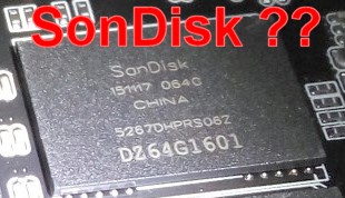 SanDiskならぬ SonDiskのリマークの SSDフラッシュメモリ