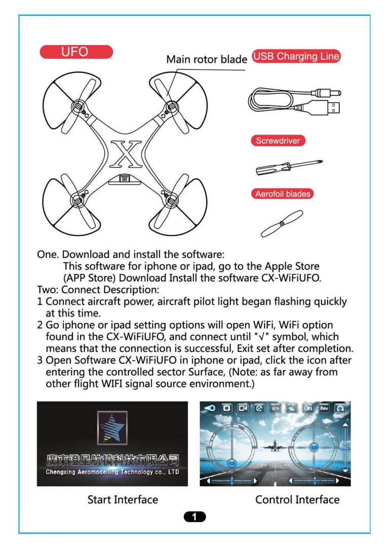 Cheerson CX-30W FPV English Manual