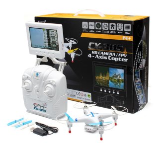 SKU185718 Cheerson CX-30S FPV 2.4G 4CH 6 Axis RC Quadcopter With Monitor RTF