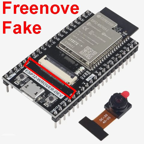 Freenove ESP32 WROVER DEVのニセモノ