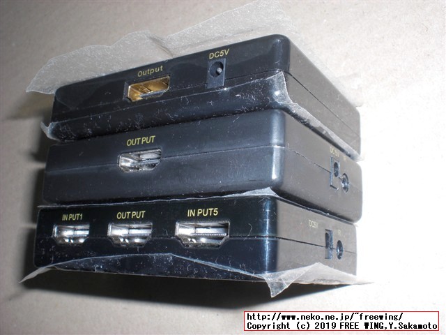 HDMI 1.4仕様 4K対応 5入力 1出力 HDMI切り換え機