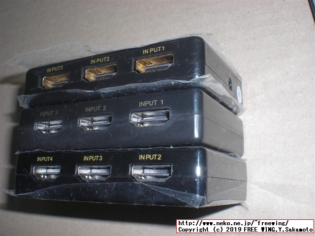 HDMI 1.4仕様 4K対応 5入力 1出力 HDMI切り換え機