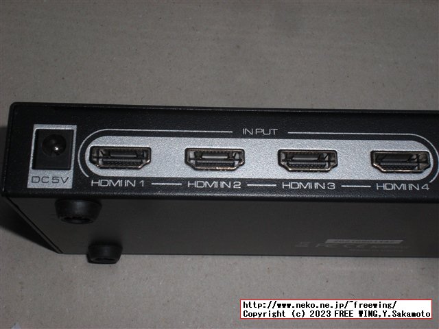 AGPtEK HDMI分配器 6入力2出力 HDMI True Matrix 6x2