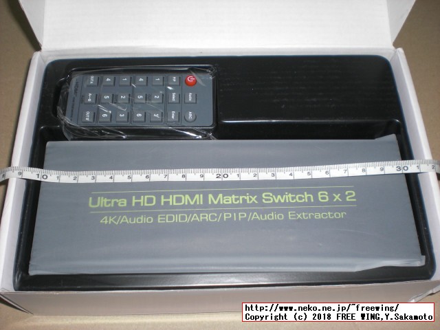 マトリックス6＊ 2 HDMI 6 入力 2出力スプリッタスイッチ4K 2K ARC EDID 1080p 3Dコンバータ