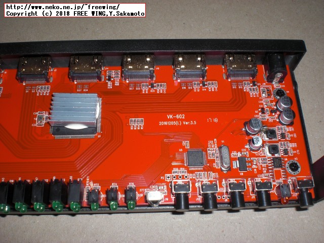 マトリックス6＊ 2 HDMI 6 入力 2出力スプリッタスイッチ4K 2K ARC EDID 1080p 3Dコンバータ