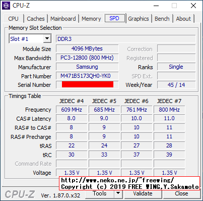 hp Elite Book 840 G1 G4Z43ECのメインメモリに 8GBを増設して 8GBにアップグレードする手順の写真解説