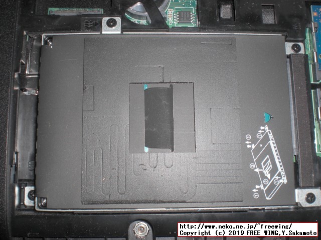 hp Pro Book 430 G3 N6P79AVの HDDを SSDへアップグレードする手順の写真解説