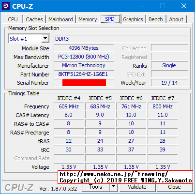 hp Pro Book 430 G3 N6P79AVのメインメモリに 4GBを増設して 8GBにアップグレードする手順の写真解説
