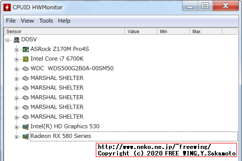 ゆめりあベンチ Core i7-6700K Radeon RX 580