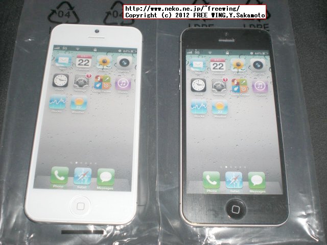 iPhone5のモックアップ（展示用模型）を買ってみた