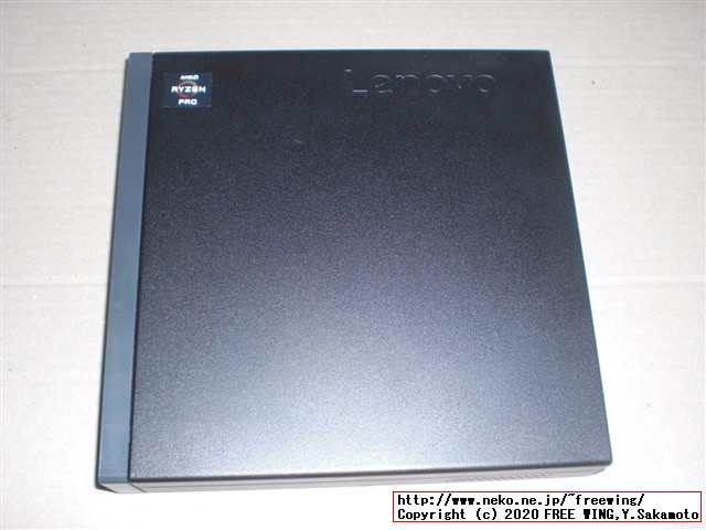 Lenovo ThinkCentre M75q-1 Tiny AMD Ryzen 5 PRO 3400GEの写真レビュー
