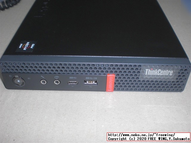 Lenovo ThinkCentre M75q-1 Tiny AMD Ryzen 5 PRO 3400GEの写真レビュー