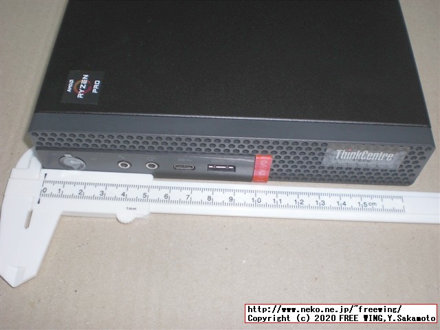 Lenovo ThinkCentre M75q-1 Tiny AMD Ryzen 5 PRO 3400GEの写真レビュー