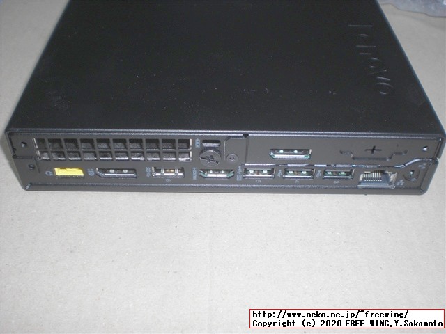 Lenovo ThinkCentre M75q-1 Tiny AMD Ryzen 5 PRO 3400GEの写真レビュー