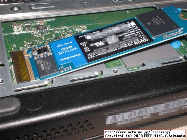 ThinkCentre M75qの M2 SSDを 128GBから 500GBに交換する手順を写真で解説