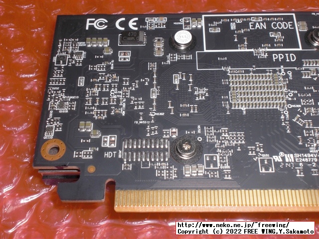 玄人志向の Radeon RX 6400のグラボ RD-RX6400-E4GB/LPの写真