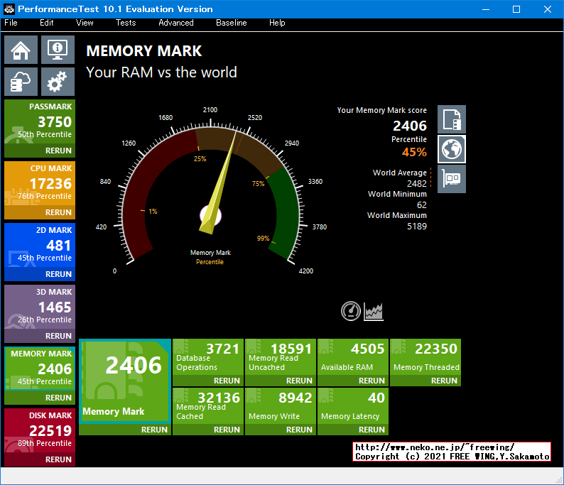 Lenovo ThinkCentre M75s Small Gen2 AMD Ryzen 7 PRO 4750G PassMark 10.0