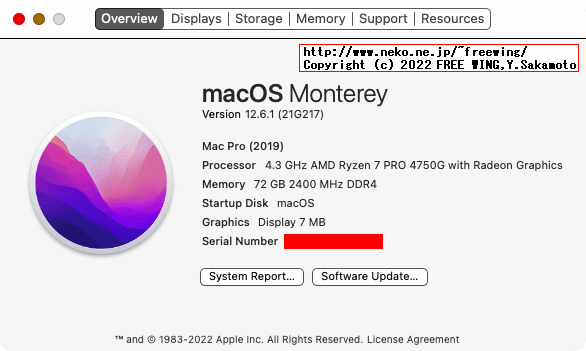 OpenCoreを使って ThinkCentre M75s Small Gen2 Ryzen 4750Gで macOS Monterey Ryzentoshの夢を見た！