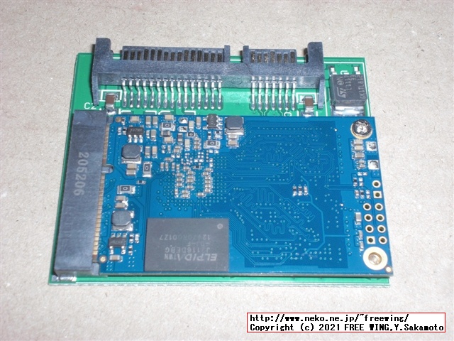 mSATA SATA SSD 変換基板