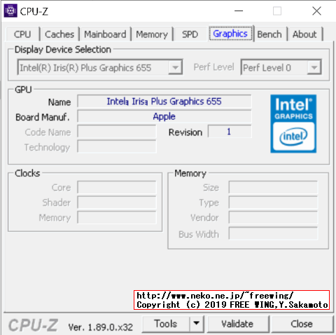 MacBook Pro 2018 13インチ A1989モデル Core i7-8559Uに Windows 10 ベンチマーク