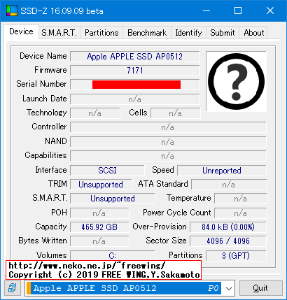 MacBook Pro 2018 13インチ A1989モデル Core i7-8559Uに Windows 10 ベンチマーク