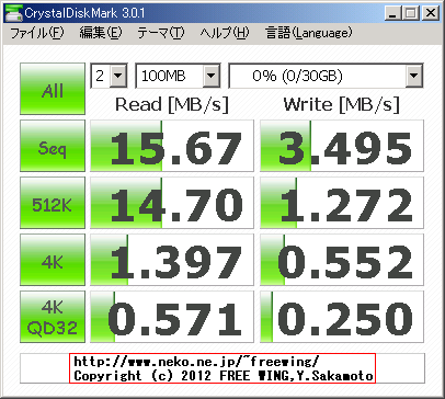 KINGSTON 16GB CLASS4 Bench mark Elecom MR-A39H Card Reader