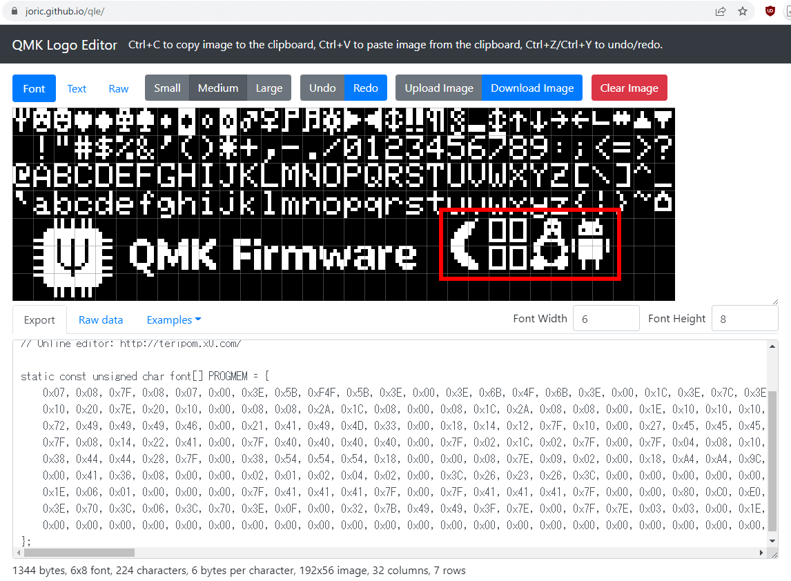 QMK Font