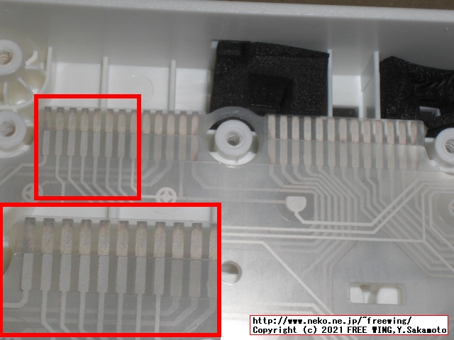 ELECOMのキーボード FCM084を分解して確認