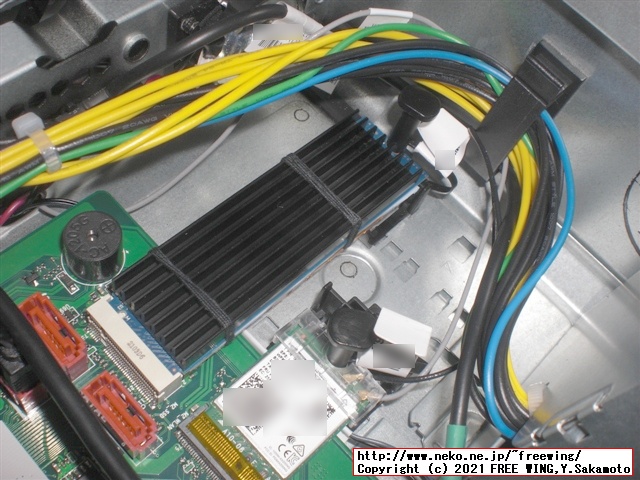 M2 NVMe SSD用のヒートシンク