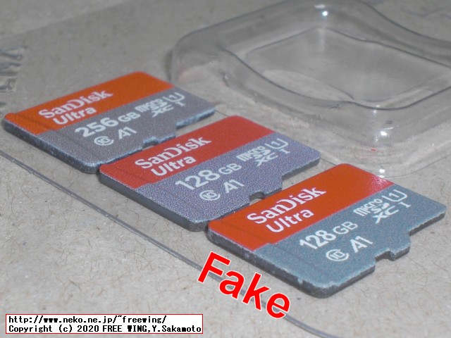 SanDiskの 128GBの microSDカードを購入したら偽物だった話 MMGGR128GBMTAS-TO