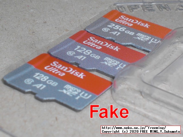 SanDiskの 128GBの microSDカードを購入したら偽物だった話 MMGGR128GBMTAS-TO