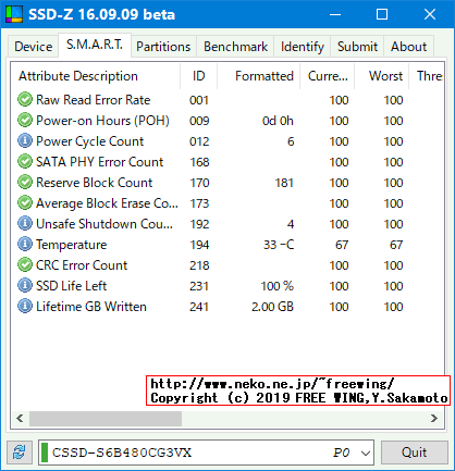 CFD販売 CSSD-S6B480CG3VX 480GB CG3VXシリーズの内部データ、ベンチマーク