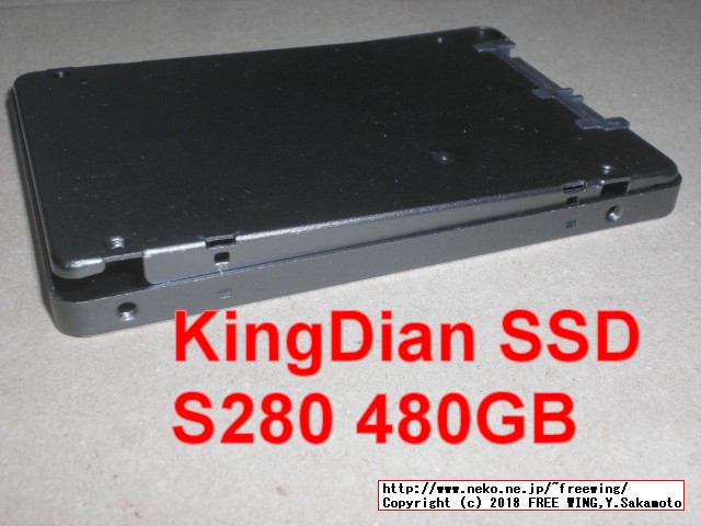 KingDian 480GB SSD S280-480GBを分解しました