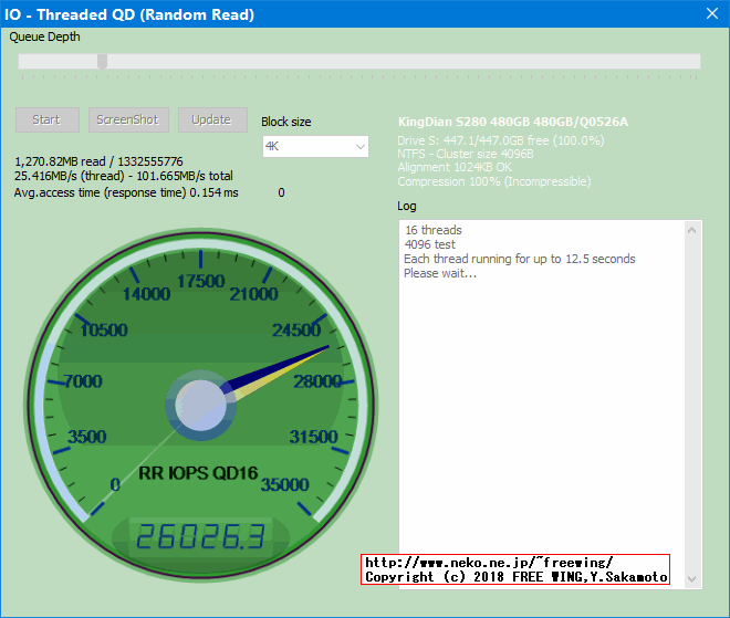 KingDian 480GB SSD S280-480GBの内部データ、ベンチマーク
