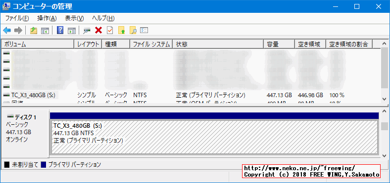 TC-Sunbow SATA SSD X3 480GBの内部データ、ベンチマーク