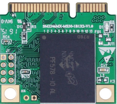 Zheino製 mSATA SSDでの使用例 SpecTek ALグレード品