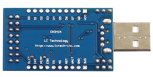 購入した CH341A USBモジュール