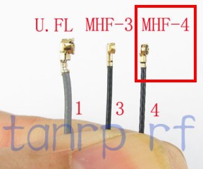 M.2用 WiFi Bluetoothコンボカードのアンテナコネクタは MHF4