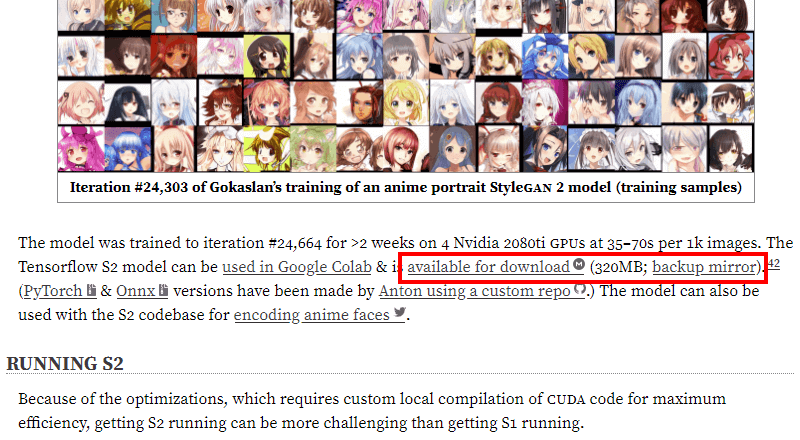 StyleGAN Making Anime Faces 2020-01-11-skylion-stylegan2-animeportraits-networksnapshot-024664.pkl.xz