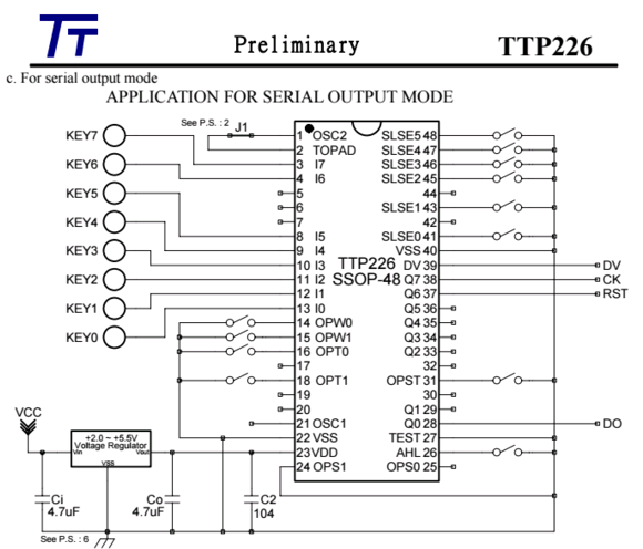 TTP226 8 Channel Digital Capacitive Switch Touch Sensor Module