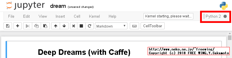 IPython Notebookで動く Pythonのバージョン（カーネル）を変更する方法